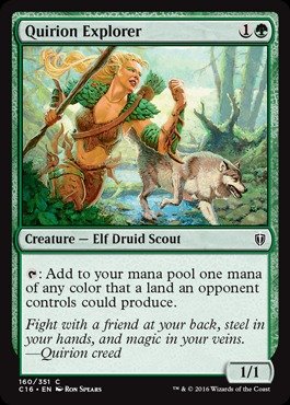 Magic The Gathering - Quirion Explorer (160/351) - Commander 2016