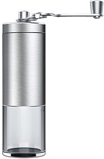 Manuel de grain de café meuleuse en acier inoxydable ménage petit meuleuse de haricots frais meuleuse compacte portable mini (Color : C)