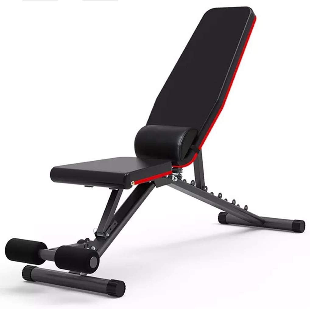 Tyoo Adjustable Weight Bench Sit-up Bench Multi Function Fitness Bench Foldable Strength Training Push Up Exercise Equipment : Sports & Outdoors