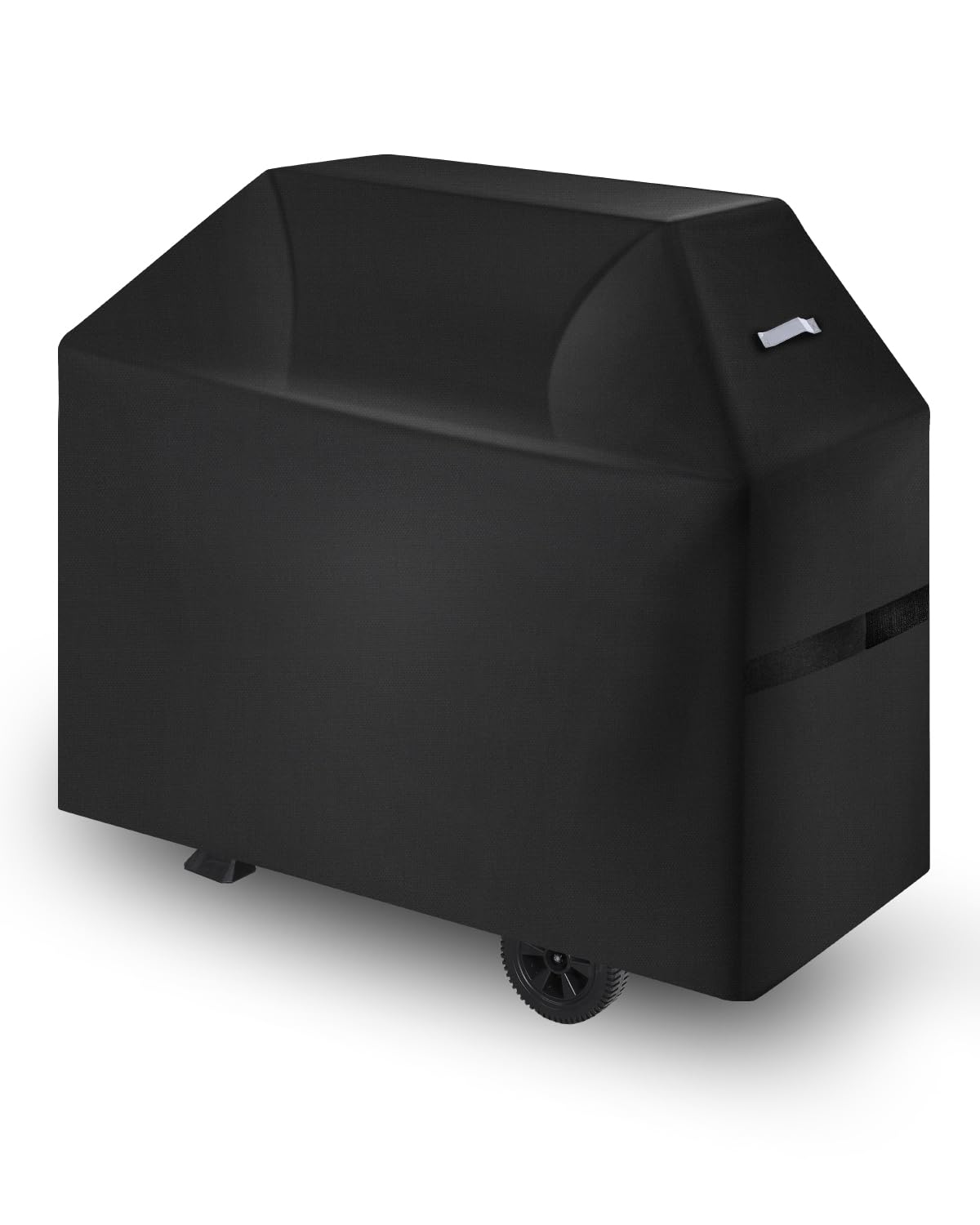 VEVOR Funda para Parrillas de Exterior, Impermeable y Resistente a la Intemperie, Poliéster 600D Duradero, 280 g/m², Fácil de Poner y Quitar, con Protección Solar, 1470 x 615 x 1215 mm, Negro