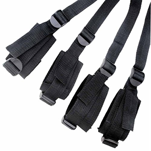 Beautyer Restraint System kit Medical Grade Velcro Adjustable Soft Wrist and Ankle Cuffs