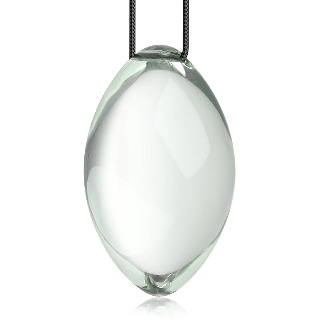 Glass Anal Plugs with Drawstring Egg-Shaped Crystal Butt Plug Prostate Massager for Women Men Couple Sex Factory L