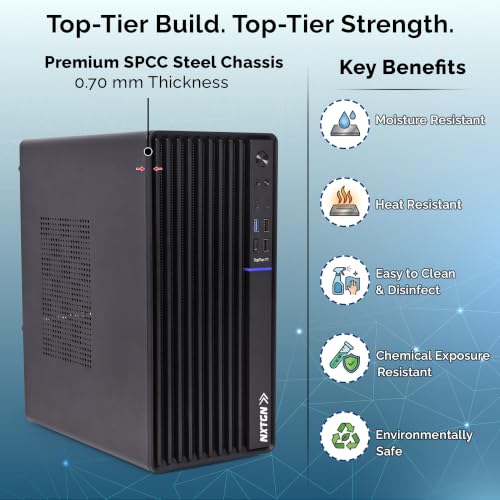 Image of NXTGN Top-Tier Business Desktop PC | Core i7-6700K 4.00GHz | 16GB DDR4 RAM | 512GB M.2 SSD | Win11 Pro & Office 21 | 5G WiFi & Bluetooth | USB Type-C | Premium Metal Tower | 3 Years On-Site Warranty