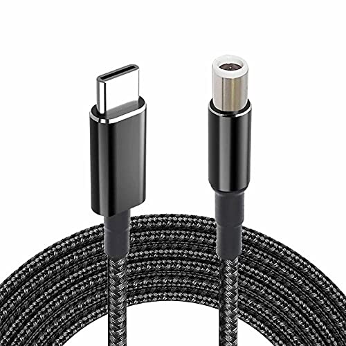 USB C to 7.4mm Adapter Cable Braided Fast 100W Power Pack Charging Supply Type C Male to DC 7.4 x 5.0mm Latitude XPS Inspiron 15 15R 5537 17 17R 5721 Dell Laptop PD Charger