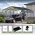 Patiowell 12x20 FT Metal Carport, Outdoor Large Heavy Duty Carport with Reinforced Frame and Vertical Roof, All-Weather Garage Car Port Shelter for Car, Truck, Boat and Tractor, Black