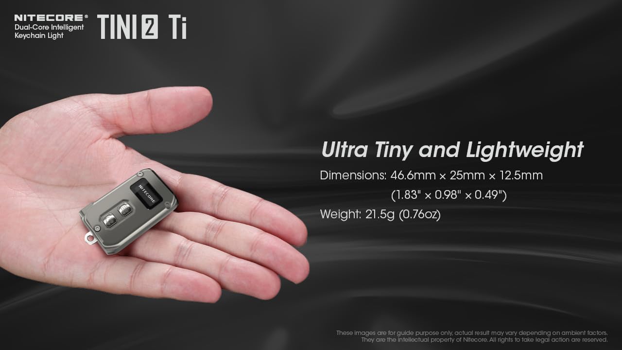 NITECORE TINI2 Ti キーライト LEDフラッシュライト Amazon.com: Nitecore TINI2 Titanium 500 Lumen USB Rechargeable LED