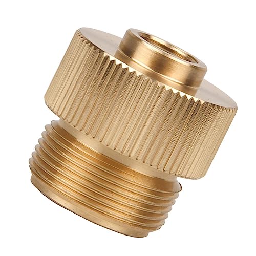 FOYTOKI Outdoor Gas Tank Adapter Propane Conversion Head with Valve for Use Easy Installation for Camping Stoves Barbequing and Tailgating Durable