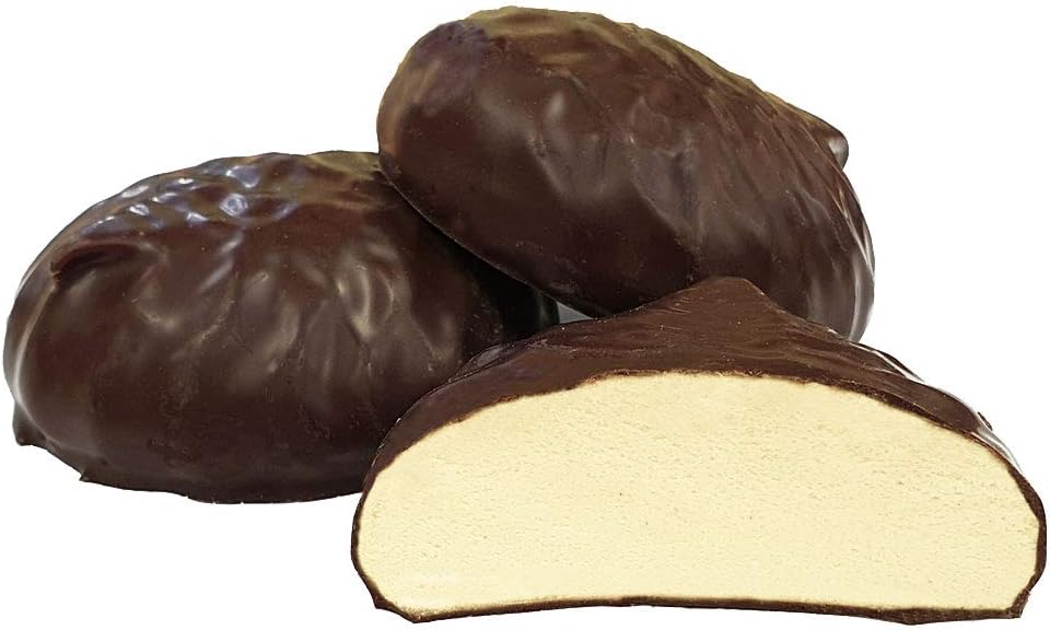 Marshmallows / Zefir "Vanilla in Chocolate" (1.1 Lb / 500 Gr) Imported from Belarus. Зефир