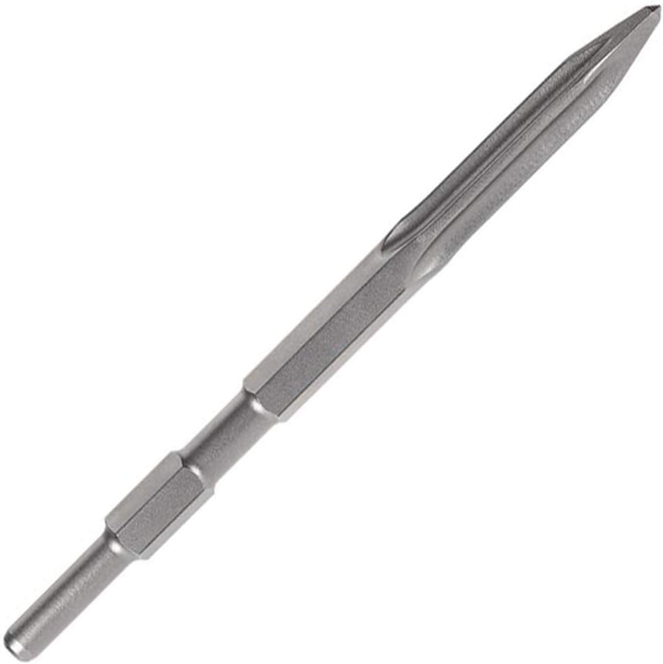 BOSCH 2608690140 Hex Shaft for Breaking Hammers, 17H, Self-Sharpening Bull Point, 11.0 inches (280 mm)