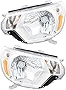 For Toyota Tacoma Headlights Lamps Set 2012 2013 2014 2015 Halogen Driver and Passenger Side