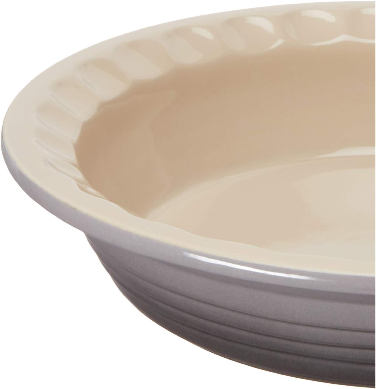Le Creuset Stoneware Pie Dish, 9", Oyster