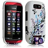 nokia asha 306 apps and games download  Seluxion – Carcasa para Nokia Asha 306 con diseño de flores y mariposas