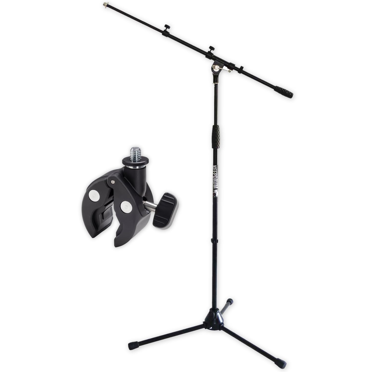 keepdrum MS106 statyw mikrofonowy z K-M 23690 uniwersalny zacisk zacisk statywu 3/8 cala