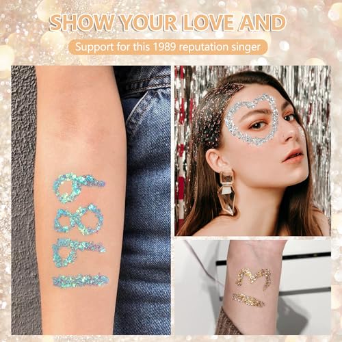 Image of Lip Glitter Lipstick Mermaid Sequins for Lips Eye Hair, Singer Concerts Party Festival Sparkling Chunky Glitter for Women, Silver Lips