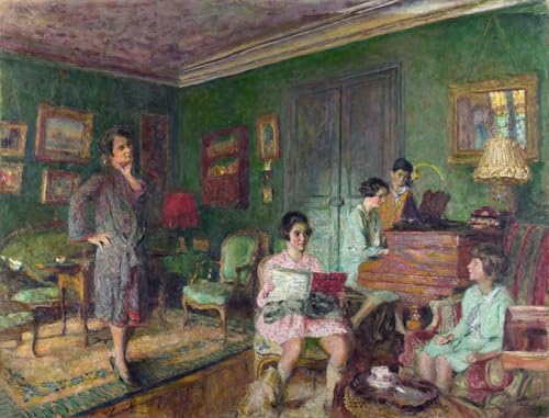 Graffiti art mural Vuillard Edouard pour raviver un mur blanc triste et vide