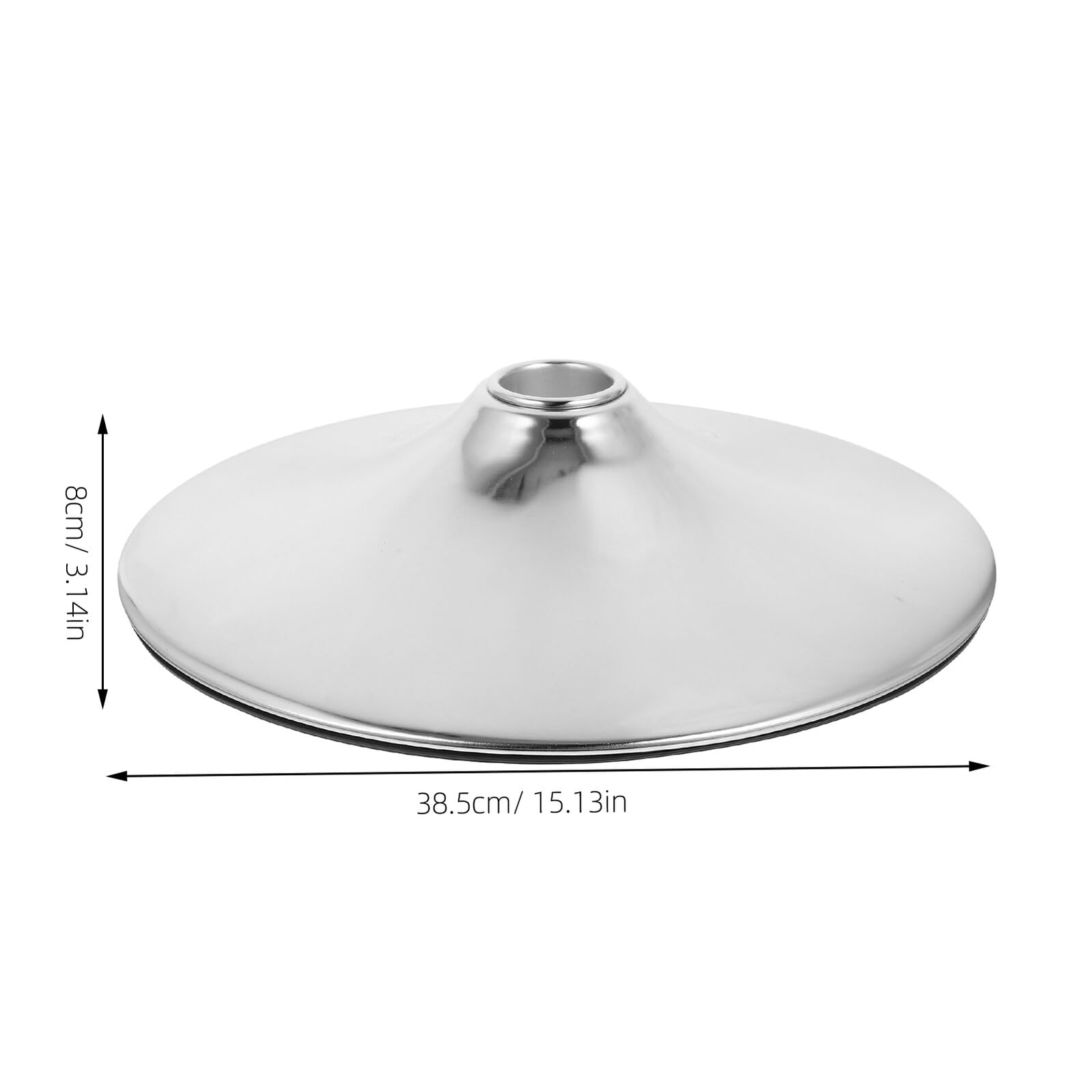 NUOBESTY Base de Remplacement pour Chaise de Coiffeur à roulettes Plaque de Fixation Métal Stable pour Fauteuil de Barbier et Salon de Coiffure
