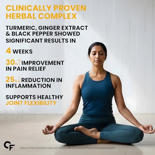 Image of Carbamide Forte Curcumin Tablets with Piperine and 95% Curcuminoids | Anti inflammatory Supplement for Adults | With Curcuma Longa, Turmeric & Ginger Root extract | 60 Veg Tablets
