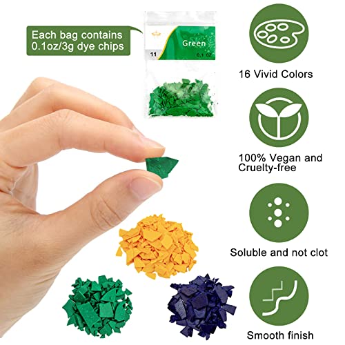 Candle Dyes Soy Wax Candle Dyes,16 Colors Wax Dyes For