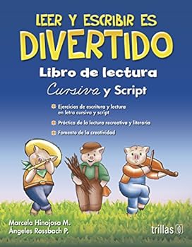 Paperback Leer y escribir es divertido. Libro de lectura / Reading and writing is fun. Reading book: Cursiva y script / Italic and script (Spanish Edition) [Spanish] Book