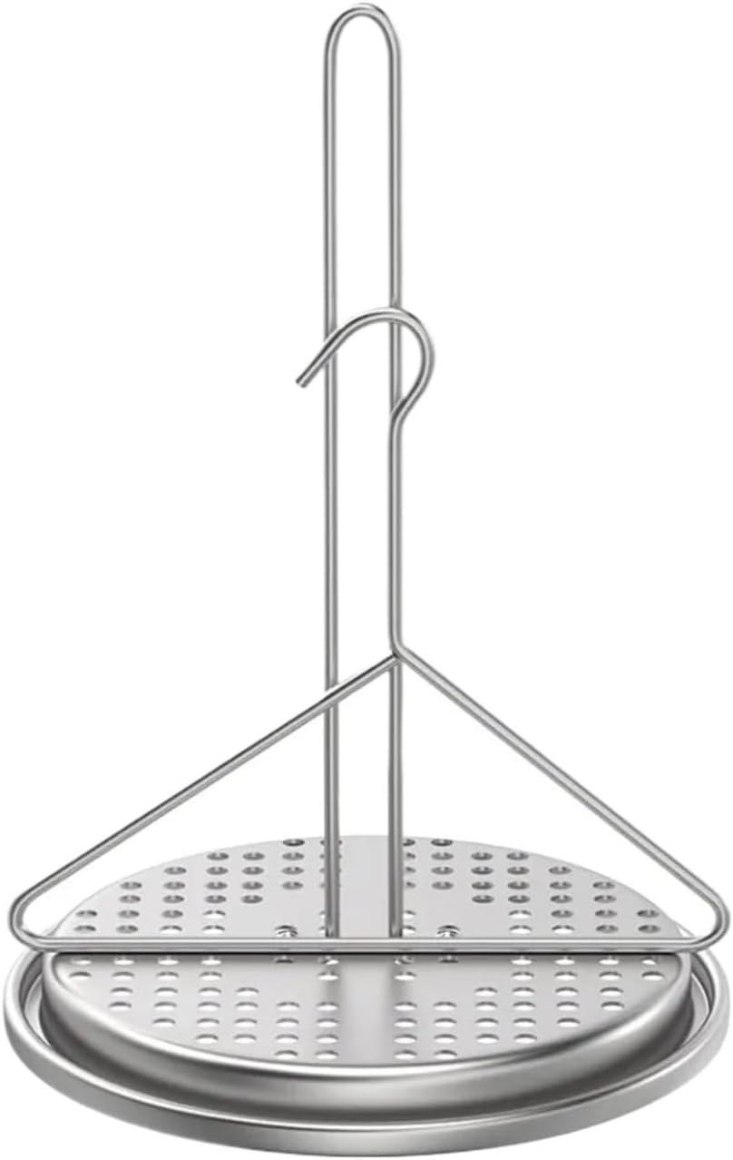 1pc Turkey Fryer Accories Vertical Chicken Roaster with Poultry Hanger Deep Holder Base Frying