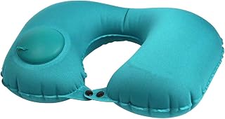 Garneck 2pcs u Shape Travel Neck Pillow Automatic Inflator for Comfort Support Portable Travel Cushion for Airplane Bus and More