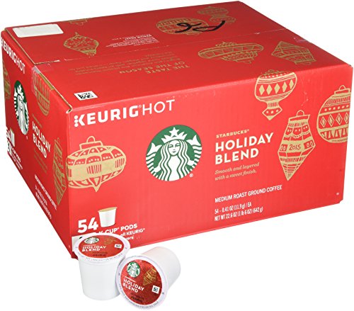 Image of Starbucks K-Cups 54-Count Holiday Blend Medium Roast Coffee Limited Edition