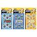 Just For Laughs Dr. Stinky's Scratch N Sniff Stickers 3-Pack- Race Car, Onion, Grandpa 81 Stickers