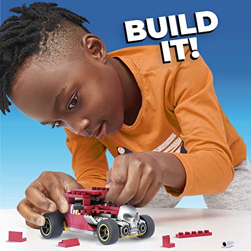 Mattel Mega Construx Hot Wheels, Carro Deco - APENAS 1 (UMA) UNIDADE - NÃO É POSSÍVEL ESCOLHER, Mult