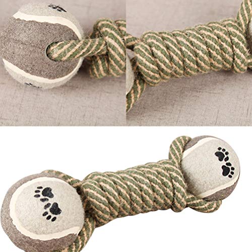 Brinquedo de mastigar para cães da POPETPOP com corda de nó para filhotes de cachorrinhos em formato