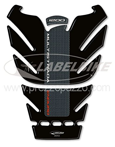 Paraserbatoio In Resina 3D Per Ducati Hypermotard 796 - Nero - Foto 4