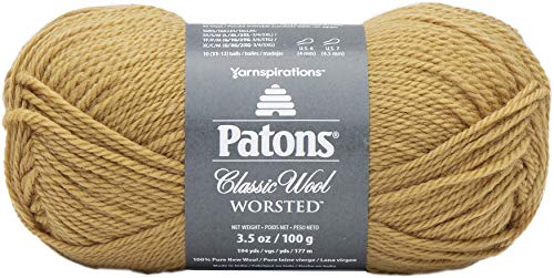 Patons Classic Wool Yarn, Honey