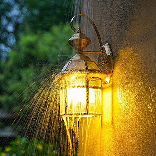 Applique Murale Étanche en Bronze Solution Éclairage Durable pour Patio - 3