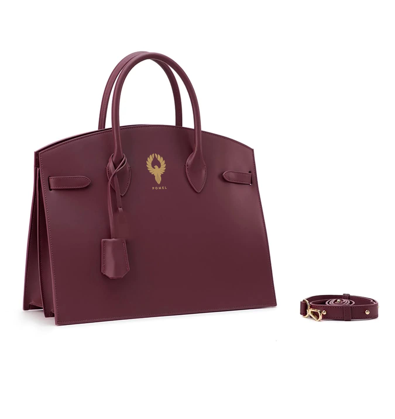 PomelEuropian Style Women's Soft PU Leather Tote Bag Purse Handbags Wallet Tote Shoulder Bag Purse Large Capacity Bag