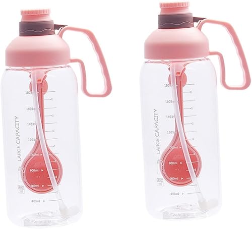 BESPORTBLE 2 Sets Sport Bottle Daily Water Bottle Botella De Travel Bottles for Toiletries Sports Bottle Hydrate Water Bottle Waterbottle Hot Water