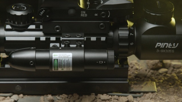 Amazon.com : PINTY Rifle Scope Red Dot Laser Combo - 4in1