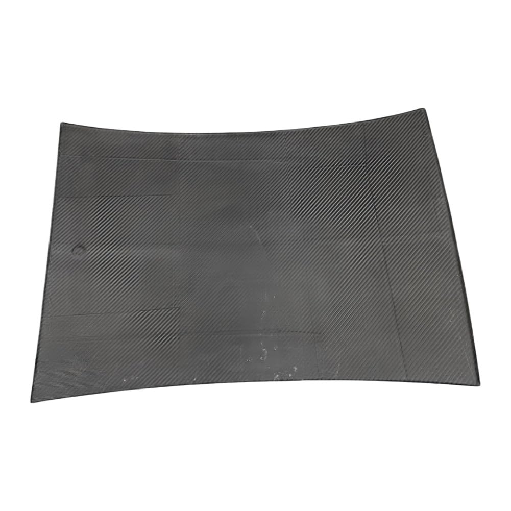 Copri Tetto Auto in Fibra di Carbonio Dry Compatibile con Giulia Carbon Black(White)