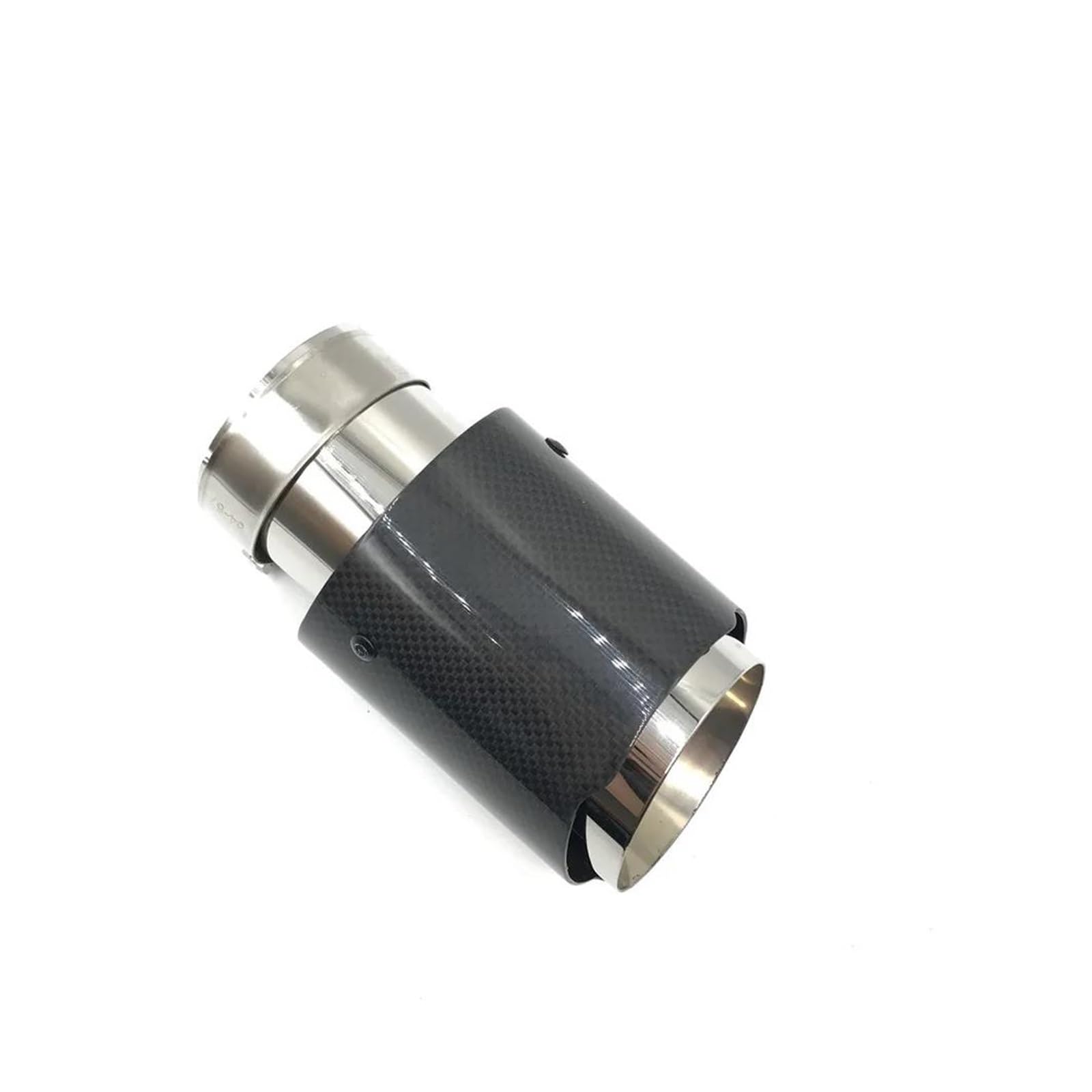 Tuyaux D'échappement Pour Vw Pour Golf 7 Pour Golf 6 1 Pièce Brillant Carbone Argent Acier Inoxydable Système D'échappement Voiture Silencieux Pointe Queue Tuyaux Embout Échappement