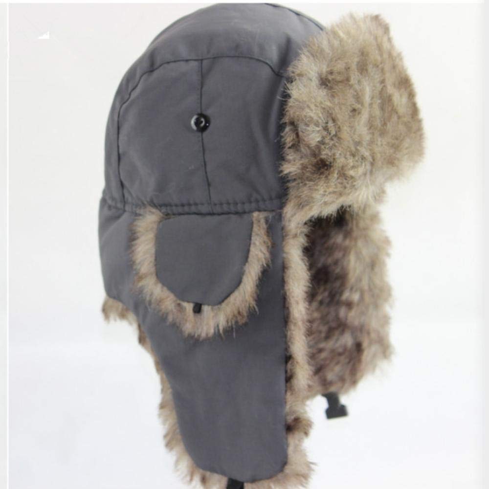 Chapka Russe Hiver – Bonnet Trappeur En Fausse Fourrure, Réglable, Pour Hommes Et Femmes, Coupe-vent Et Chaud - 8