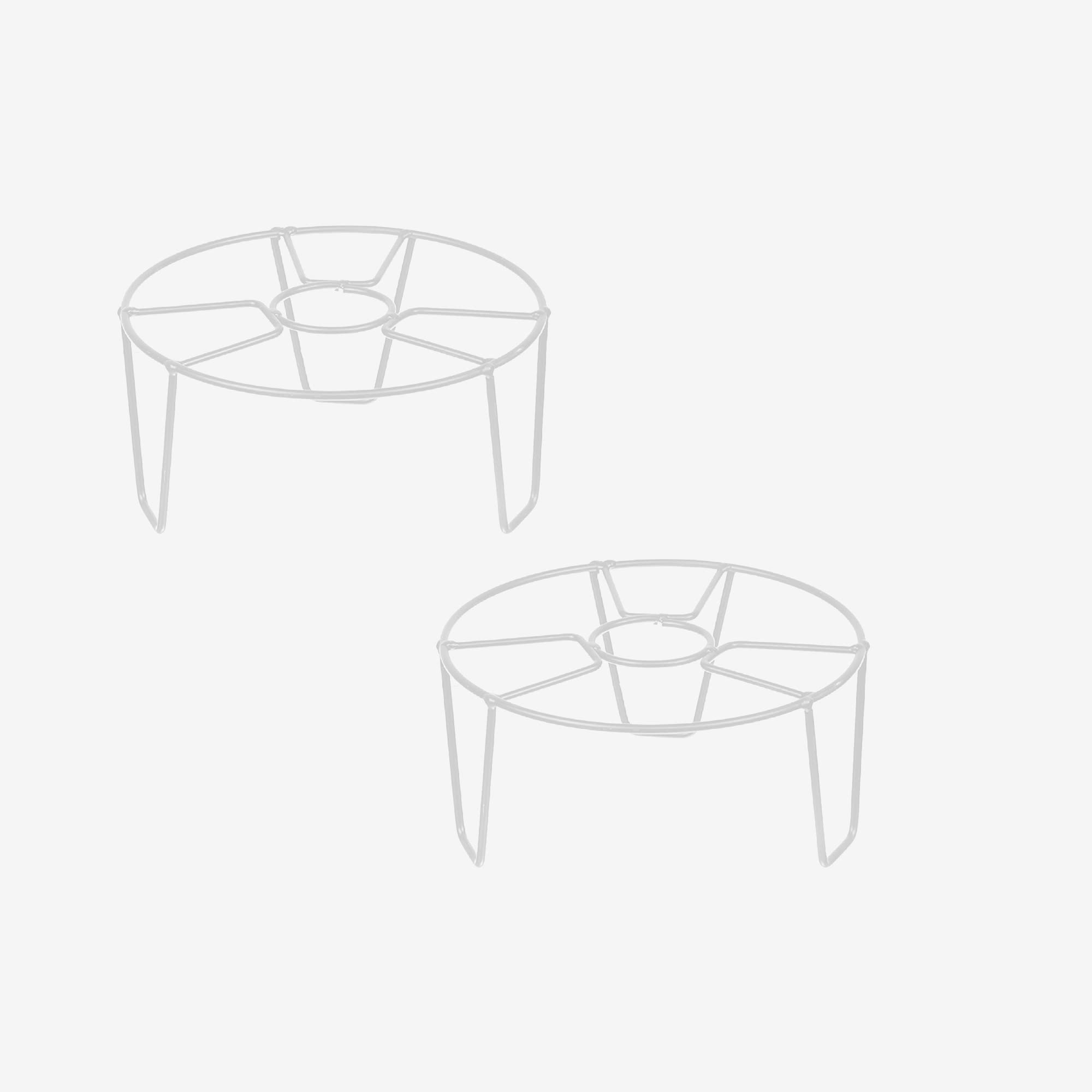 NAYRA Plant Stands - Modern Metal Planter Feet -5