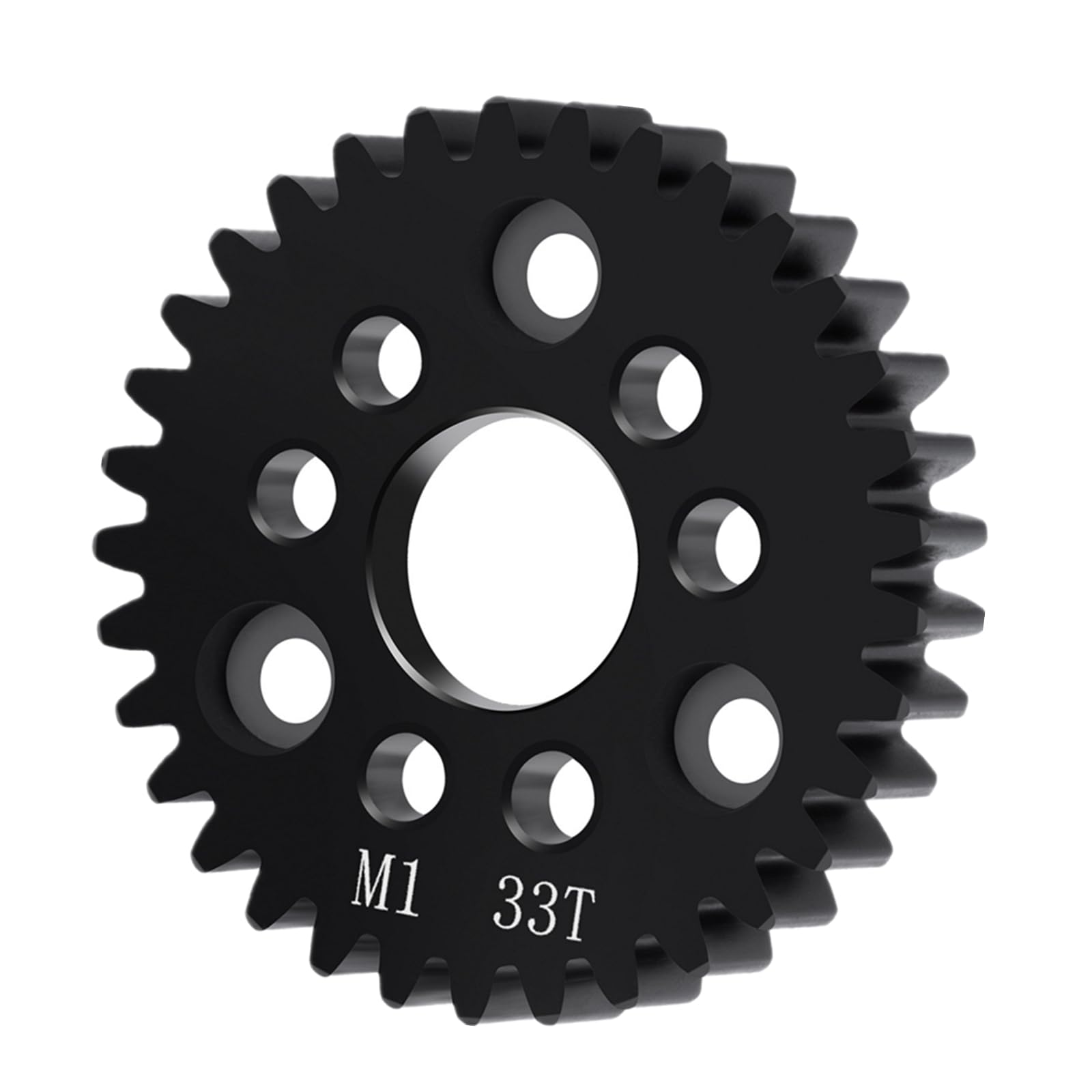 BRKRC Steel RC Spur Gear MOD 1 Main Gears 31T 32T 33T 35T 47T 48T 50T for TRA-XXA E-REVO2.0 ARRMA LOS1 HPI HOBAO Upgrades Part (33T)