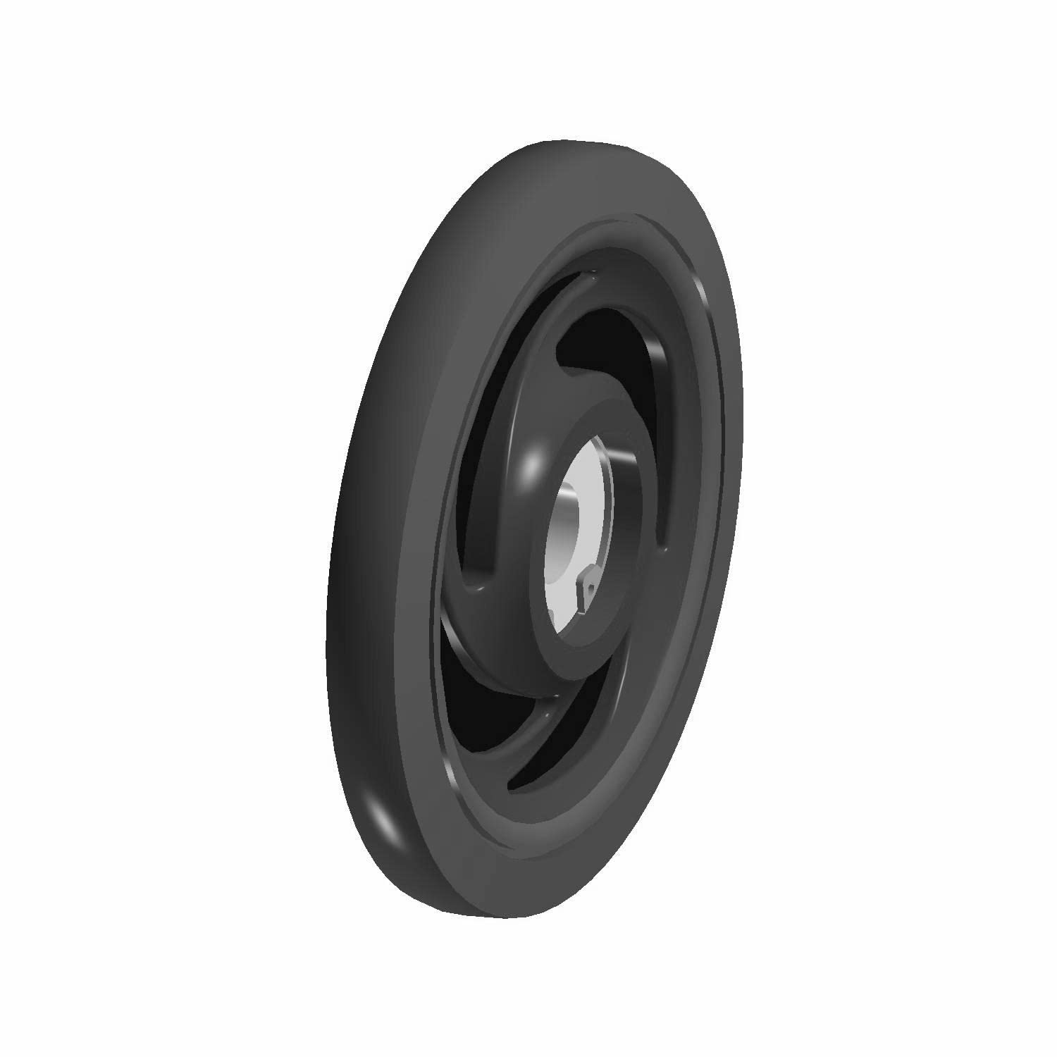 Polaris Snowmobile Idler Wheel, Scrolled, Indy Red, Genuine OEM Part 1590305-293, Qty 1-image-44