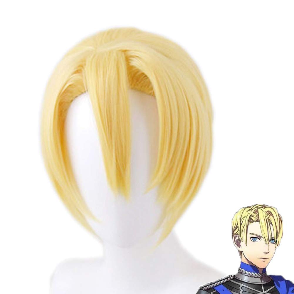 Amazon.com : TLSDDTY Fire Emblem: Three Houses Dimitri Alexandre Blaiddyd  Cosplay Wig Short Golden Hair for Men Boys Halloween Party Synthetic Wigs :  Beauty & Personal Care