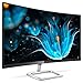Monitor PHILIPS 328E9QJAB Pantalla para PC Curvo DE 32" FHD (RESOLUCIÓN 1920X1080,...
