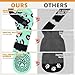 KOOLTAIL Anti Slip Dog Socks for Hot/Cold Pavement to Prevent Licking Paws, Dog Boots&Paw Protector with Grippers for Hardwood Floors,Traction Control No Twist Booties for Small Medium Large Dogs M