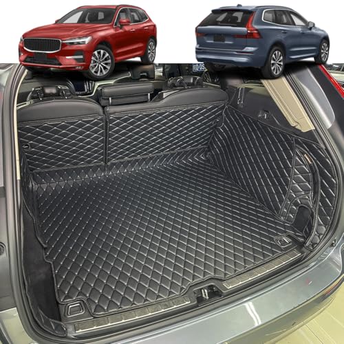 7DEEKEI Kofferraumwanne kompatibel mit Volvo XC-60 (XC60) 2017-2026 Kofferraummatte Kofferraum schutzmatte