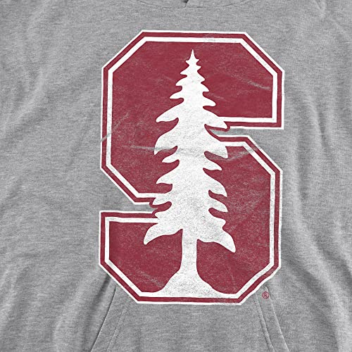LOGOVISION Stanford University Official Distressed Primary Logo Youth Kids Boy/Girls Pull-Over Hoodie Sweatshirt2
