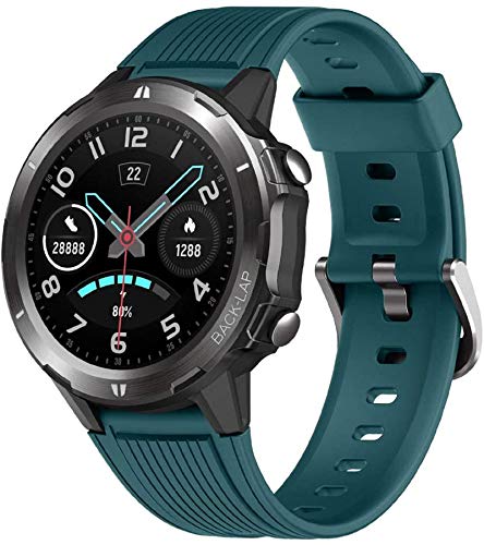 Lintelek Smartwatch Hombre Mujer, Reloj Inteligente con Monitor de Sueño Caloría Ritmo Cardíaco, Pulsómetro Podómetro, Frecuencia Cardíaca, Pulsera Actividad para Xiaomi Huawei y Android iOS