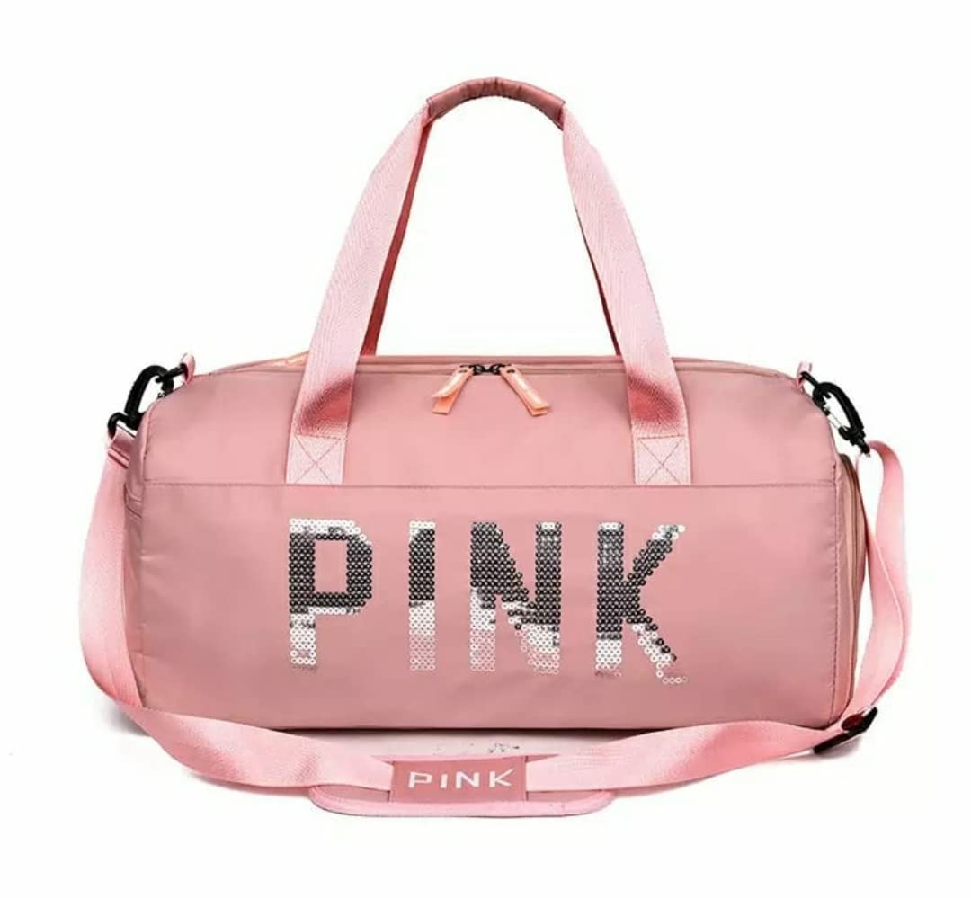 firstdemand polyester 30 Cms Travel Duffle(S & L Sons_pink)-picture-25