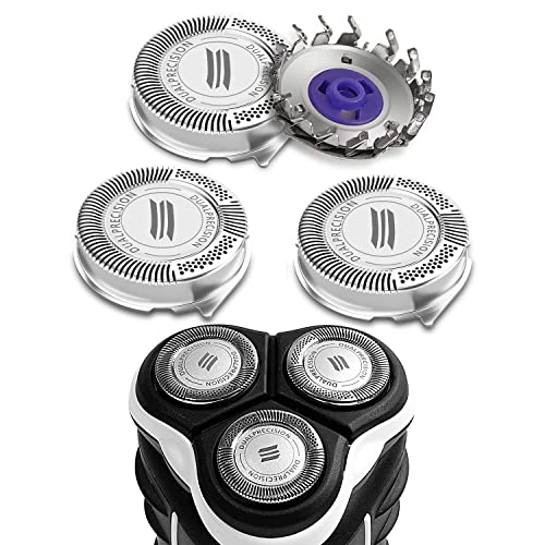 HQ8 True Double Layer Replacement Head for Philip, Comfortcut Razor Replacement blades Compatible with Philip Norelco