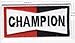 1 X Champion Racing Car Embroidered Iron on Patch